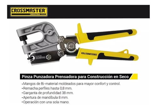 Pinza Punzadora Prensadora 254 Mm 10´´ Crossmaster Calidad