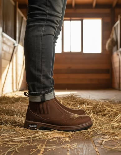 Bota Agrícola Nobuck Equus  Talle 34 Al 47 Consultar Stock Chocolate Liso 9 Us