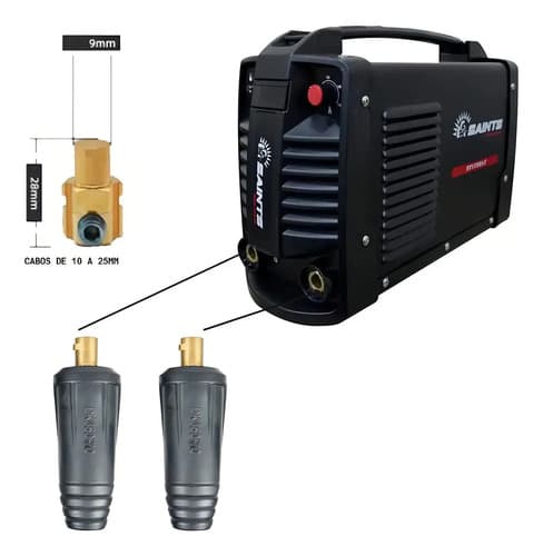 Kit De Conectores De Soldadura Inverter De 9 Mm Para 4 Conectores Macho Y 4 Hembra