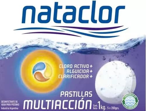 Pastillas De Cloro Multiaccion X 1 Kg Nataclor