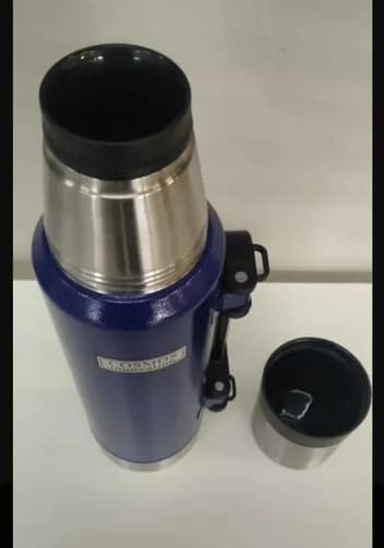 Termos Cosmos, 1200ml, Verde, Azul, Negro Y Blancos Plateado