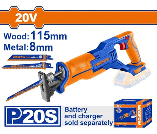 Sierra Sable 20v Metal 8mm 115mm + Bat/carg Wadfow Wlr15115