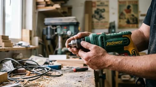 Taladro Percutor 850w 13mm Jdmd15851 Color Verde