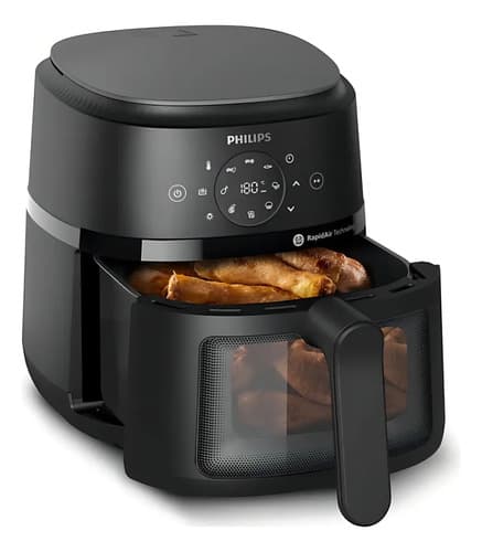 Freidora De Aire Philips Na220/00 1500w Capacidad 4,2lts Negro