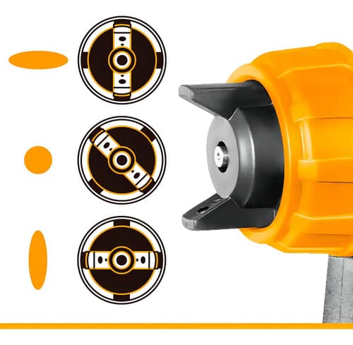 Pistola Pintar Ingco Inalambrica 20v 800 Ml C/bateria Y Carg Amarillo