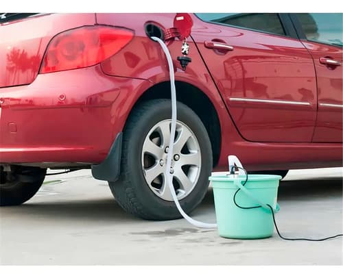 Bomba Sumergible 12v 38mm Para Diesel, Aceite Y Agua. Color Negro