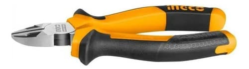 Alicate De Corte Diagonal Industrial Ingco 6 PuLG Hdcp28168 Color Naranjo/negro Naranja/negro