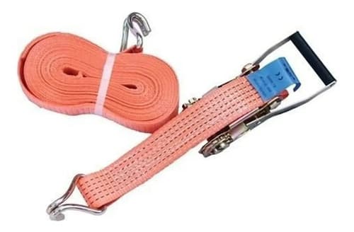 Cinta De Amarre Con Crique Para Camion 10mts X 2 Pulgadas