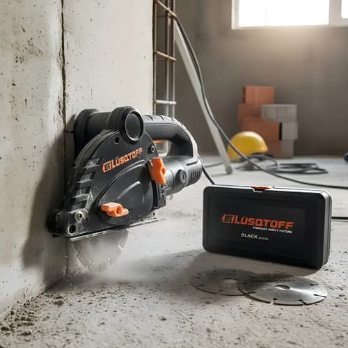 Acanaladora De Pared Muro Lusqtoff 1500w Industrial 2 Discos