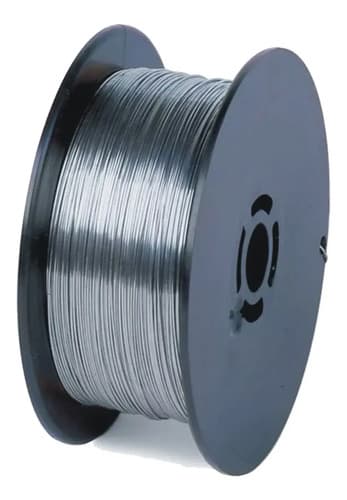 Alambre Soldar Mig Sin Gas Flux 0.8mm 5kg Lusqtoff Lqflux085 Plateado