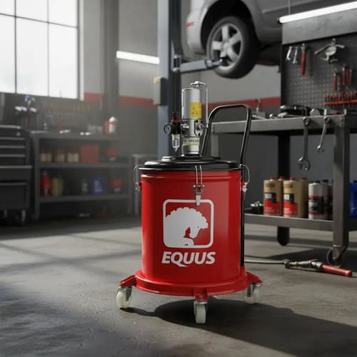 Engrasadora Neumática Equus De 20 Litros, Bomba De Grasa Profesional