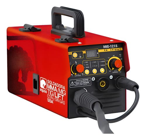 Soldadora Inverter 3 En 1 Equus 100 Amp + Careta + Alambre  Rojo