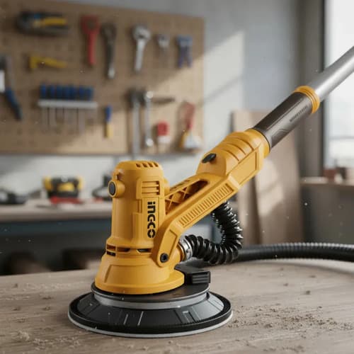 Lijadora De Carton Yeso Industrial 1050w Ingco Dws105016 Amarillo 50 60