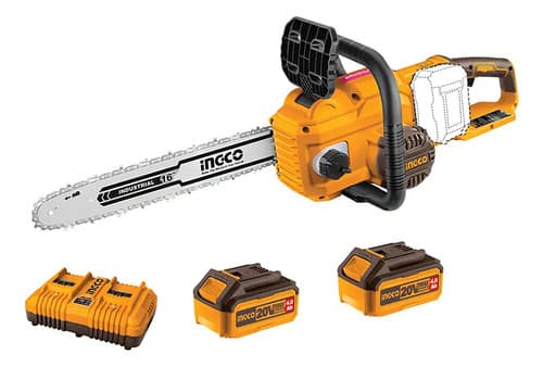 Motosierra A Bateria 40v P20s 16 C/bat C/carg Ingco Color Amarillo