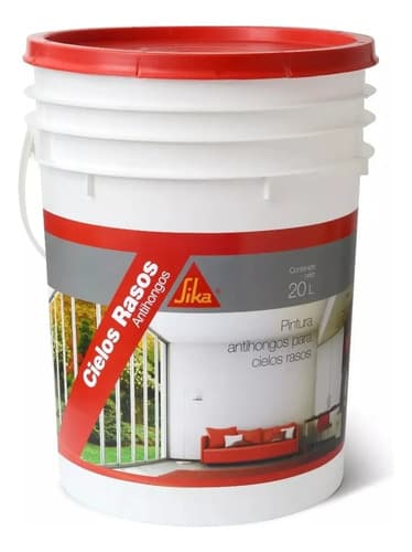 Cielos Rasos Antihongos Sika 20+4l Blanco