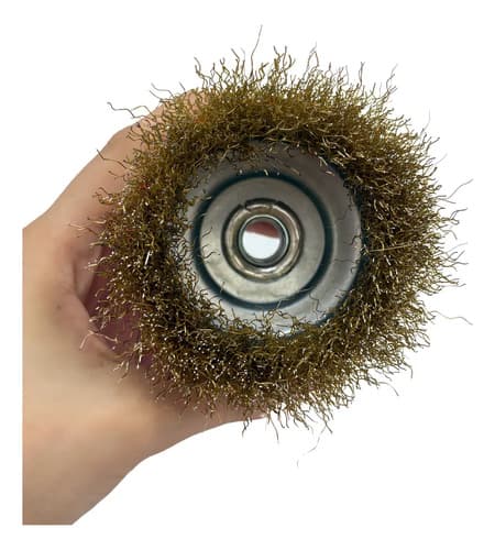 Cepillo De Alambre Tipo Copa Para Amoladora, De 100 Mm