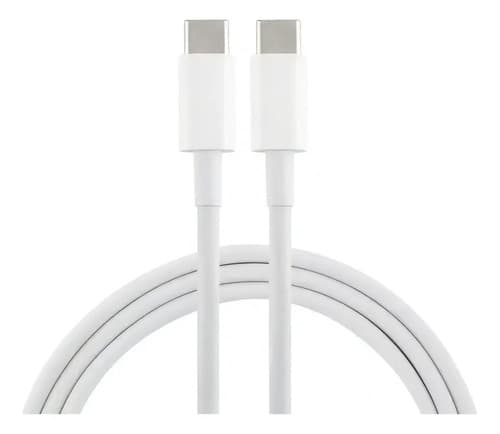 Cable Usb Tipo C A Usb Tipo C Macho Carga Y Datos 1 Metro Blanco