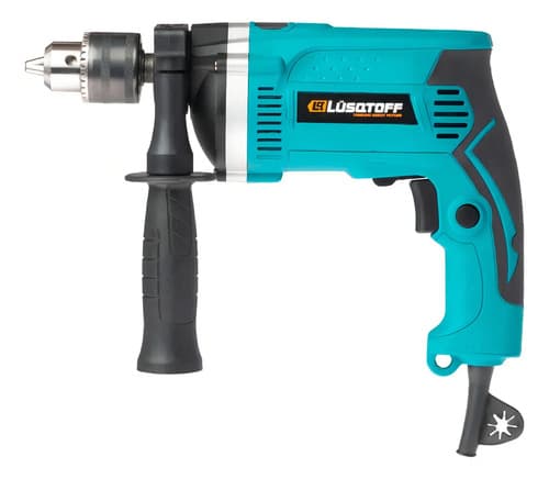 Taladro Atornillador Percutor Lusqtoff Lta750 750w 3000rpm Celeste 60