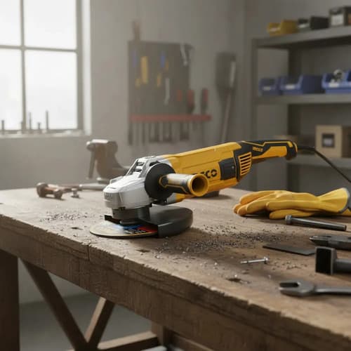 Amoladora Angular 2600w Ingco Industrial 9'' 230mm Ag26008