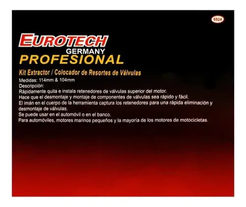 Extrae Coloca Reten De Válvulas | Eurotech
