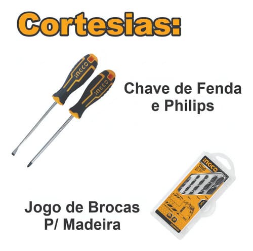 Kit De Amoladora Y Destornillador A Batería Ingco De 20 V
