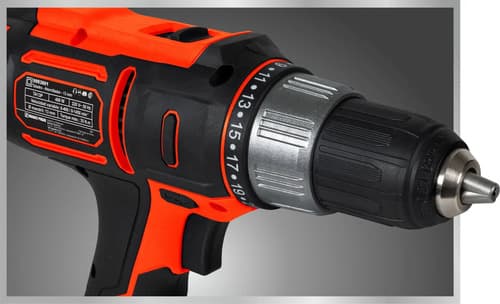 Taladro Atornillador Eléctrico De 13mm Dowen Pagio 9993801 400w Con Caja De Cartón 50 Naranja 50 Hz