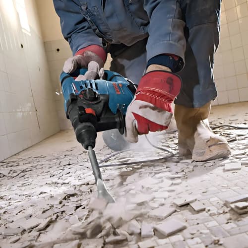 Rotomartillo Electroneumático Bosch Professional Gbh 3-28 Dre Azul Con 800w De Potencia