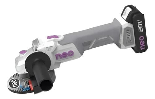 Amoladora Angular Inalambrica Neo Brushless C/ Bateria Gris 50hz