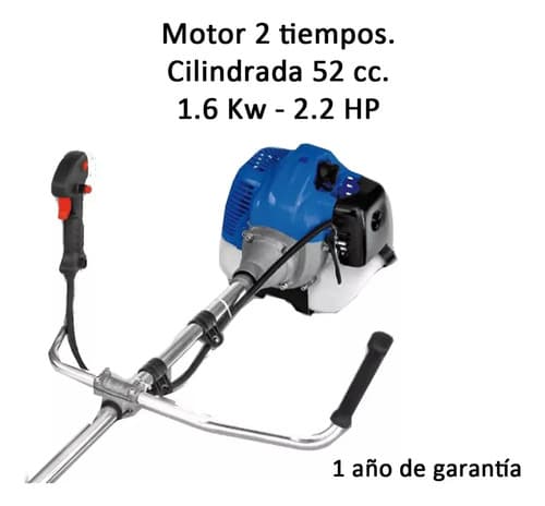 Desmalezadora A Nafta Welplus 52 Cc 2.2 Hp, 1 Año Garantia