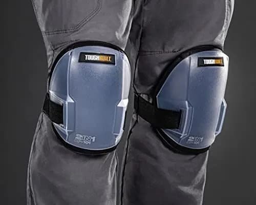 Rodilleras Protectoras 2 En 1 Resistent Tb-kp-101 Toughbuilt Color Negro