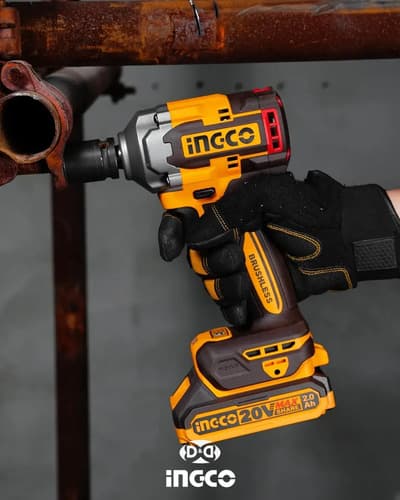 Llave De Impacto 850nm 20v P20s C 2bat+carg+valija Color Naranja Claro Frecuencia 50hz/60hz