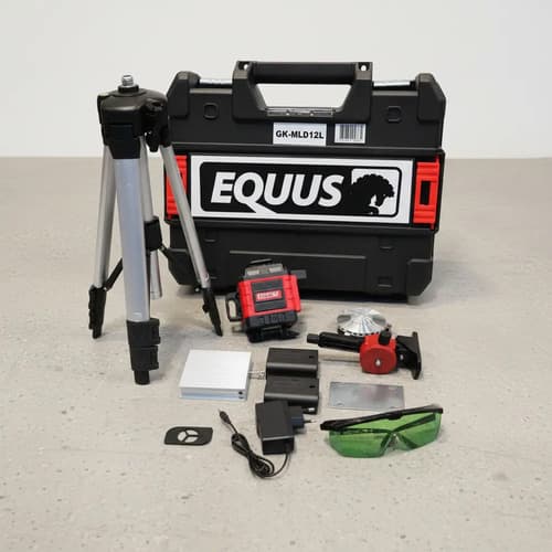 Nivel Laser Equus 12 Lineas Con 2 Baterias Recarg + Tripode