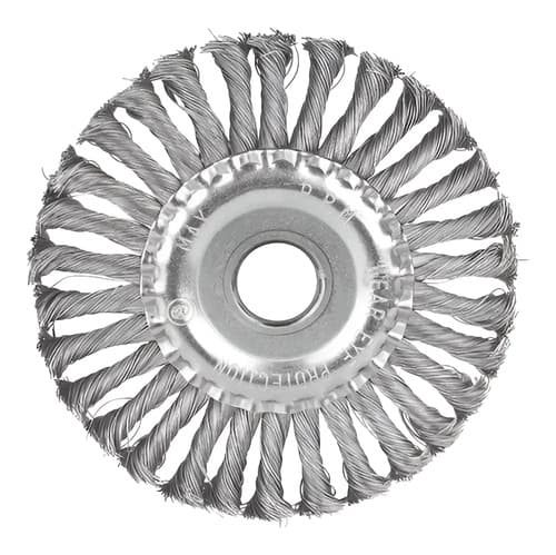 Cepillo Grata Circular Trenzado 150mm Ingco Wb51501 Color Unico Color
