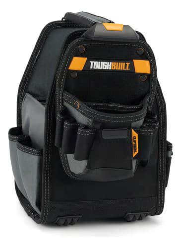 Bolso Abierto + Coleto Cliptech 20cm Toughbuilt Tb-ct-180-8 Color Negro