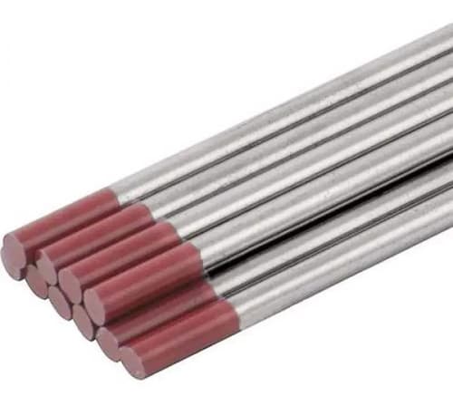 Varilla De Electrodo De Tungsteno Con 2% De Torio, Punta Roja De 3,2 Mm Bordó