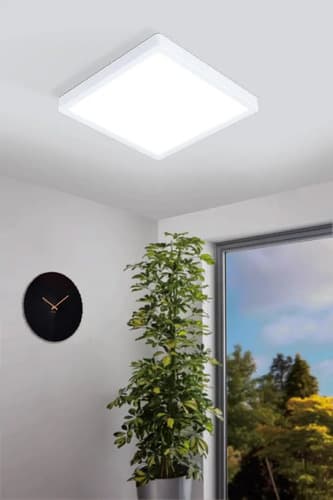 Plafón Led Tushop 60x60 Cm Para Techo Con Luz Fría Blanco