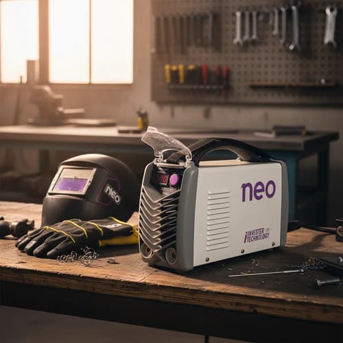 Kit Soldadora Inverter Neo Ie9200 200a + Mascara Neo Gris