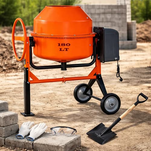 Hormigonera Mezcladora Volante Trompito 140 Lt 550w + Regalo