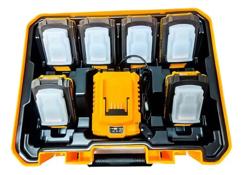 Kit De 6 Baterías De Iones De Litio Bivolt, 20 V, Cargador De Maleta Ingco