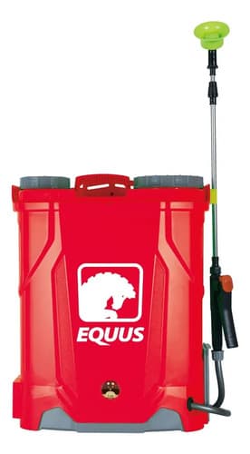 Fumigadora Pulverizadora A Bateria 16 Litros Equus Rojo Rojo