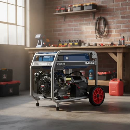 Generador Hyundai Monofásico 8000w 220v Hy9500le-d