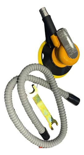 Lijadora Roto Orbital Industrial Neumática 1/4 Ingco Color Amarillo