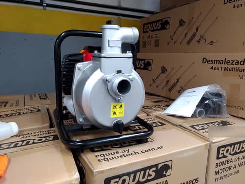 Motobomba De Agua Equus Motor 2 Tiempos 1,5 Pulgadas 52cc