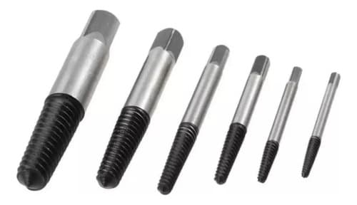 Kit 6 Contra Macho Extractor De Tornillos Ingco Ase106