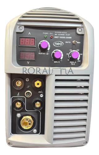 Soldadora Inverter Neo Imet10250 Mig Tig Electrodo 250a Blanco/morado