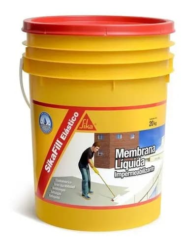 Membrana Líquida Sikafill Elastico 20k Verde Verde
