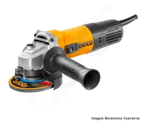 Amoladora Angular Ingco De 5 Con 900 W Amarilla Amarillo 50 Hz/60 Hz