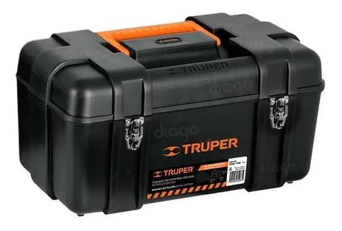 Caja Para Herramienta, Plástica De 23 , Industrial Truper Negro