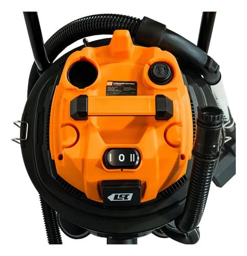 Aspiradora Industrial Tacho 50l 1400w Lusqtoff La-5001m Color Plateado