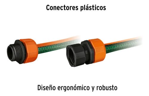 Manguera 1/2 , Reforzada 3 Capas 25 M, Truper 102546 Color Naranja